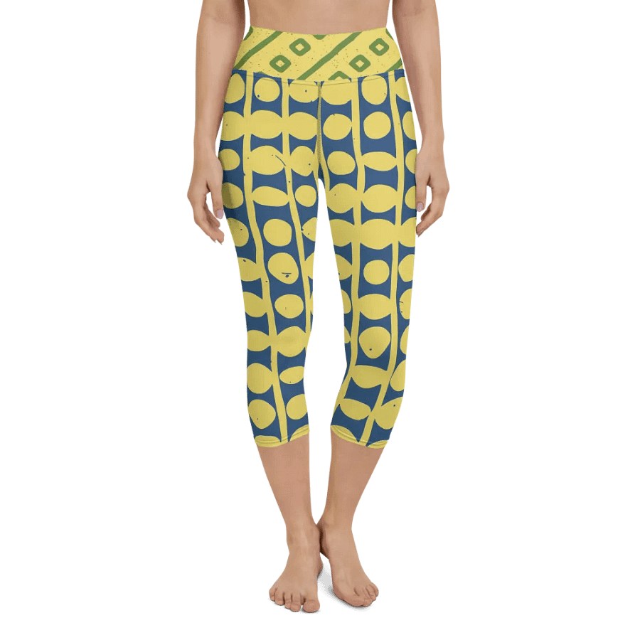 90s Retro Vibes Yoga Capri Leggings product image (10)