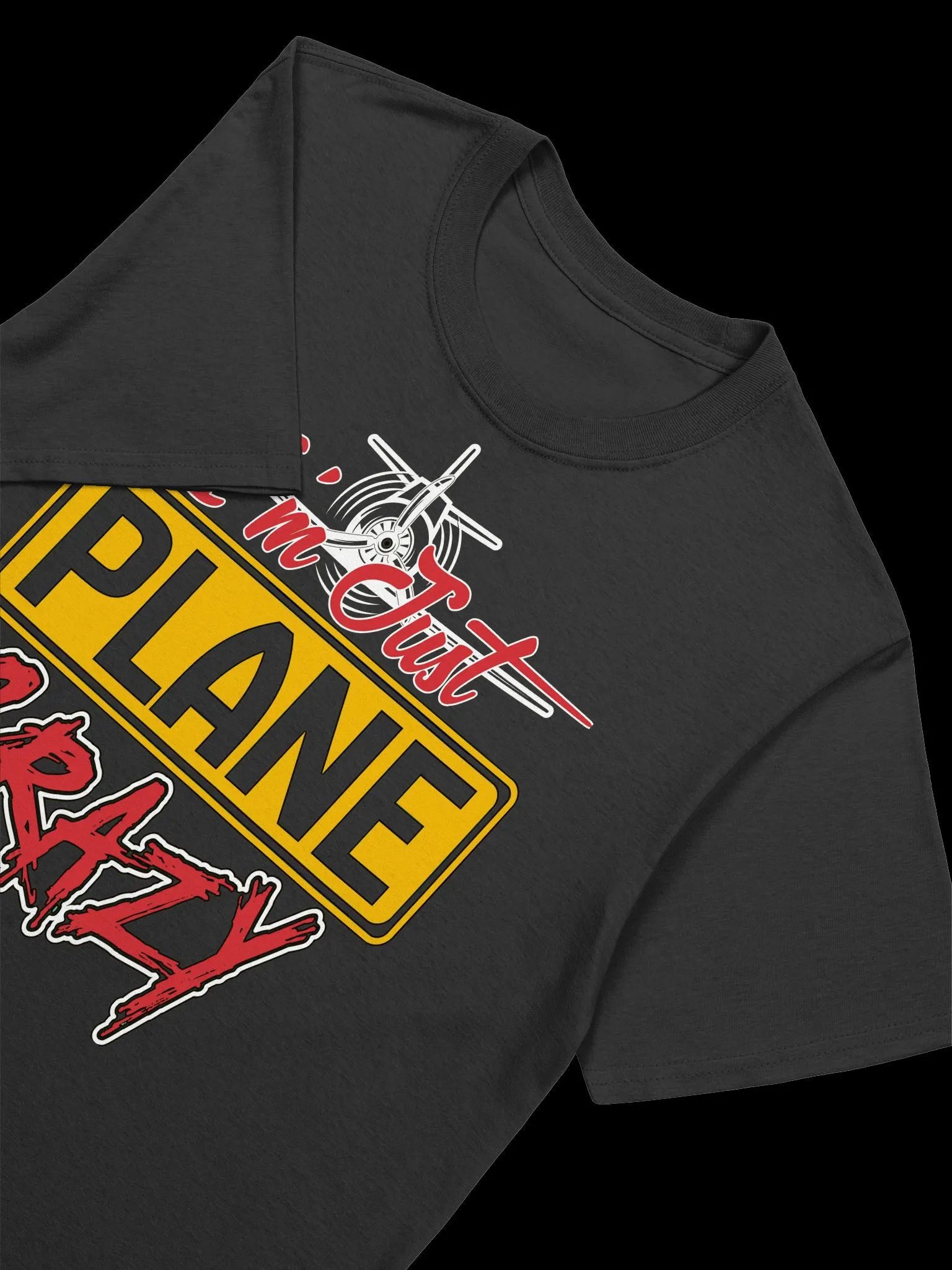 I'm Just Plane Crazy-Funny Aviation Pun T-Shirt product image (15)