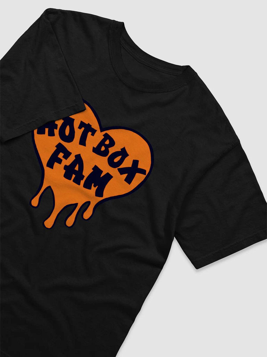 HOT BOX FAM ORANGE LOGO ON TEE product image (35)