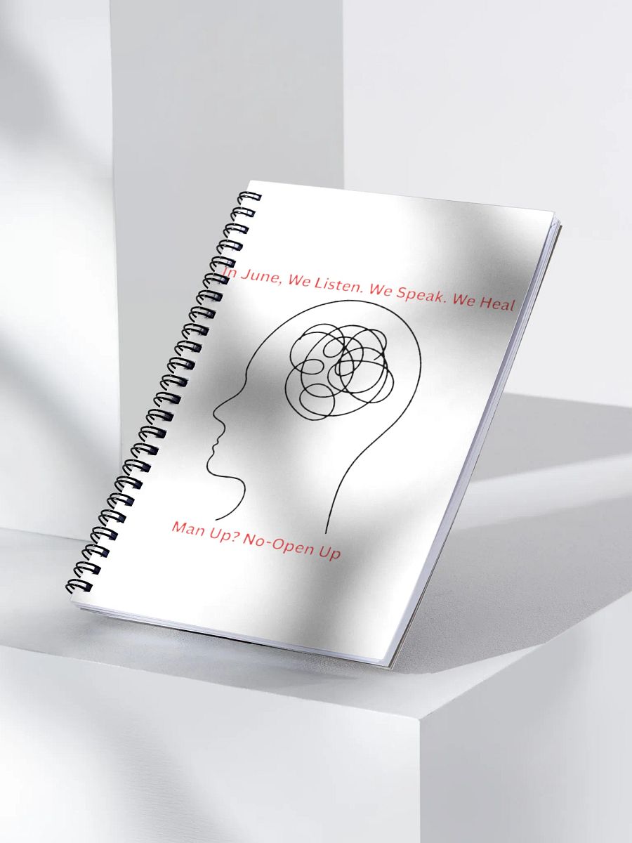 Mens Mental Health Awareness Notebook product image (3)