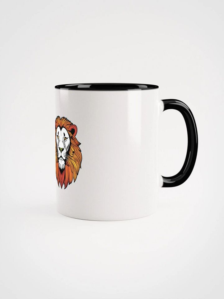 Fierce Lion Symmetry Ceramic Mug product image (1)