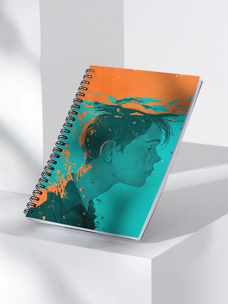 Submerged Serenity Spiral Notebook product image (3)