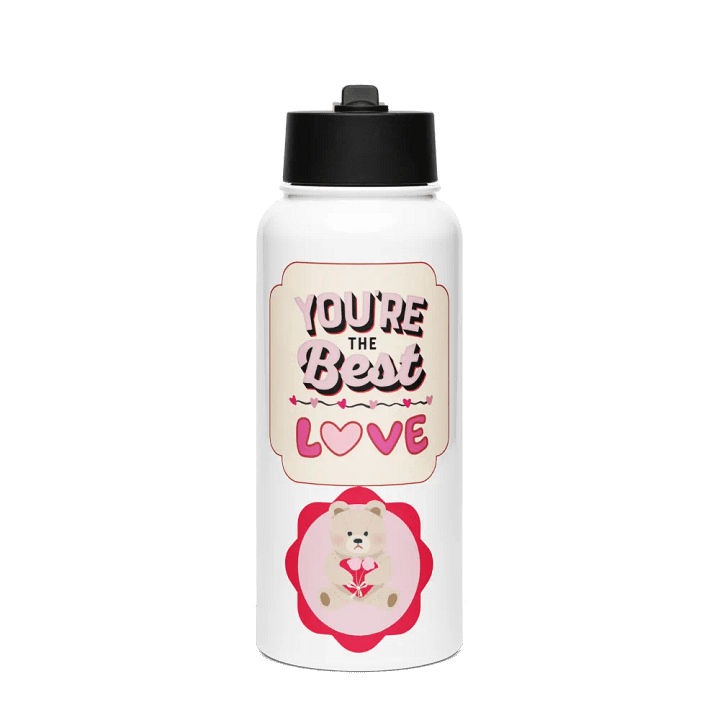 Teddy Bear Love Stainless Steel Bottle (Best gift for Females) product image (1)