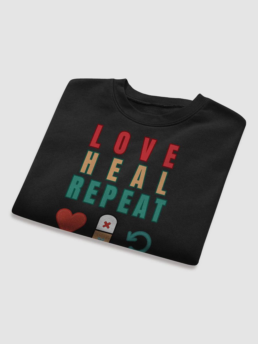 Love, Heal, and Repeat Crop Sweatshirt product image (30)