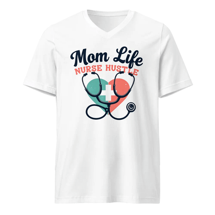 Heartfelt Nurse Mom Life V-neck Tee product image (1)