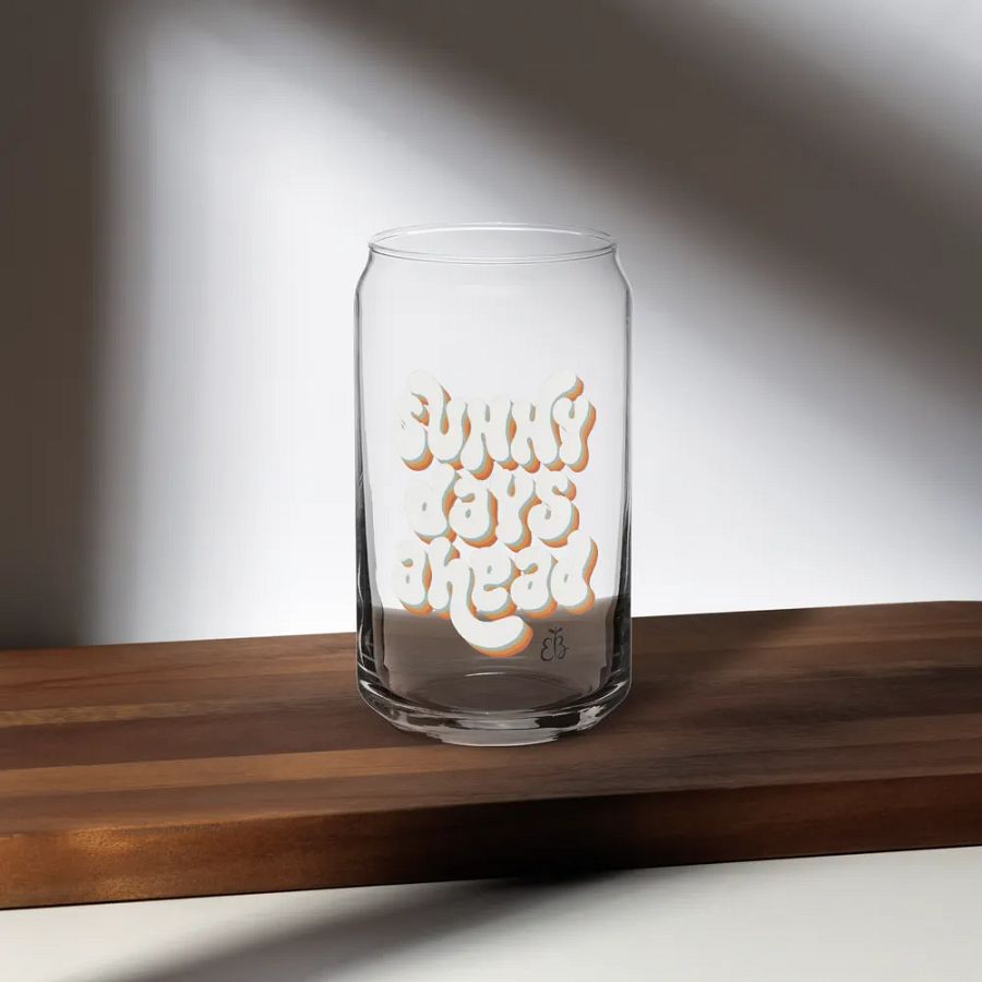 Sunny Days Ahead: Glass Cup product image (6)