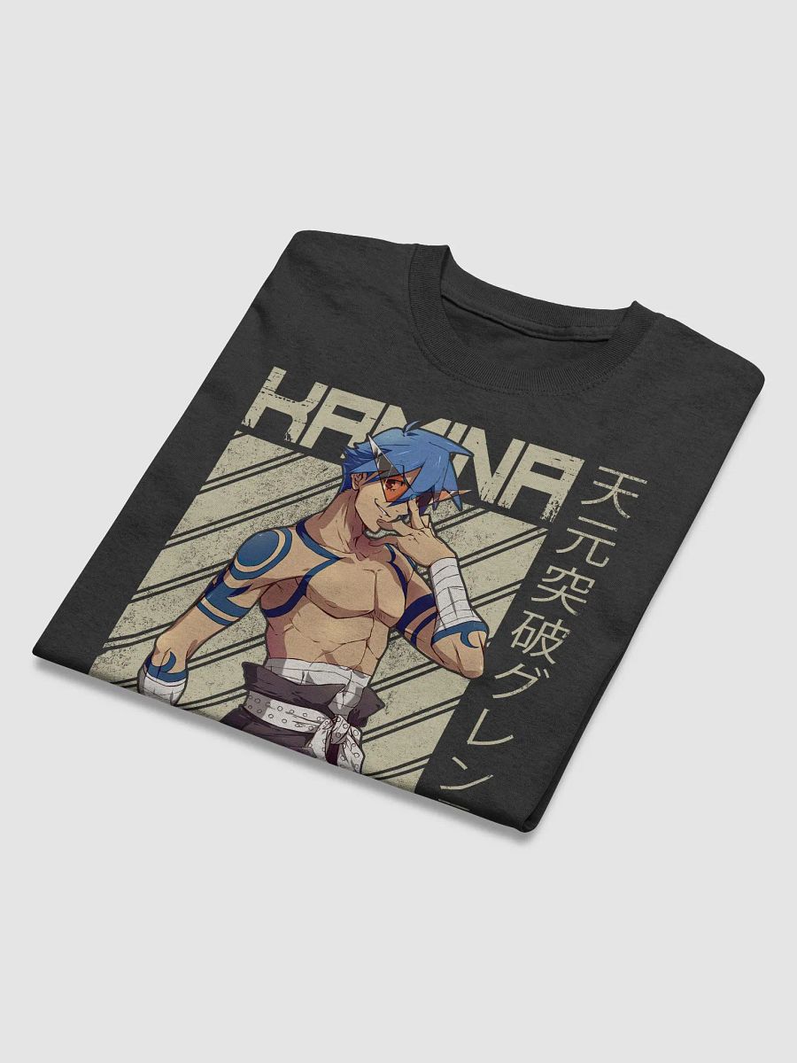 Gurren Lagann Kamina Retro T-Shirt – Gildan Heavyweight product image (6)