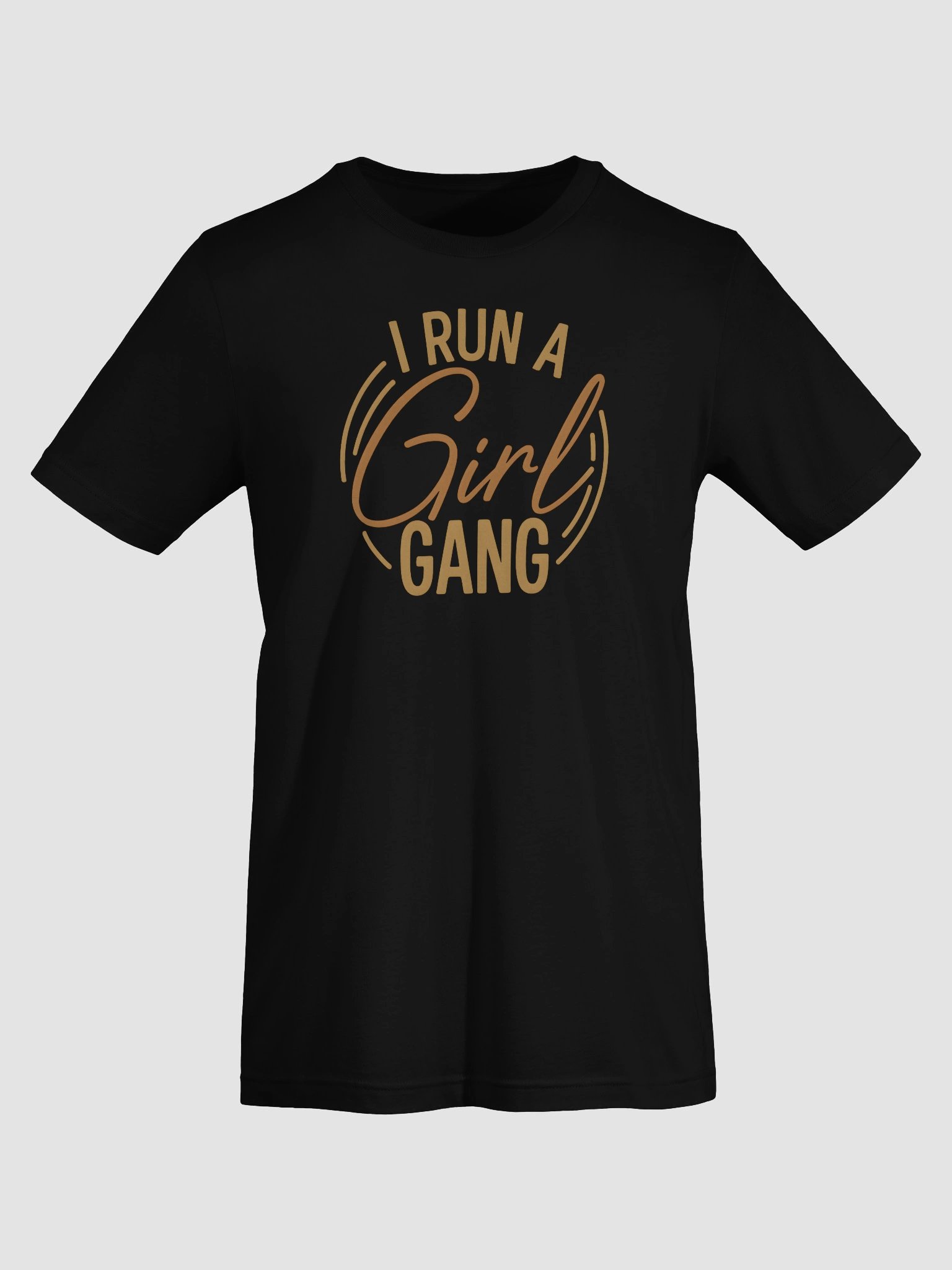 I Run a Girl Gang T-Shirt | Empowering Mom Life Tee | Cute Girl Mom Shirt for Women product image (7)