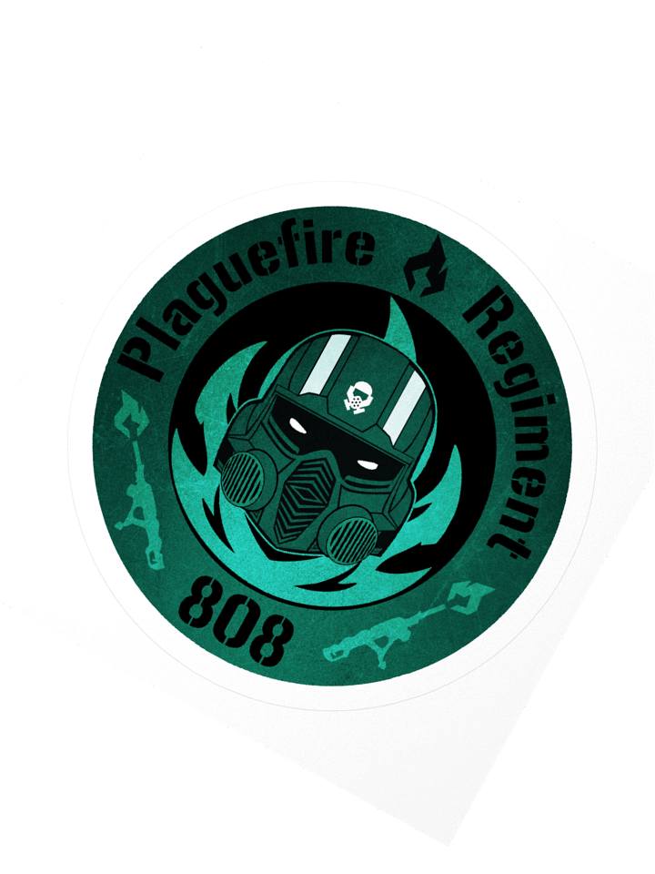 Plaguefire Regiment Sticker product image (4)