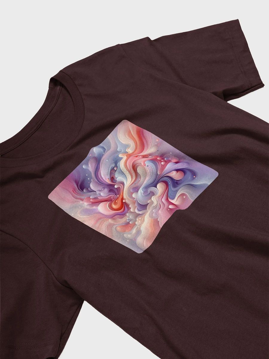 Dreamy Swirls Pastel T-Shirt | AI Design abstract fluid product image (3)