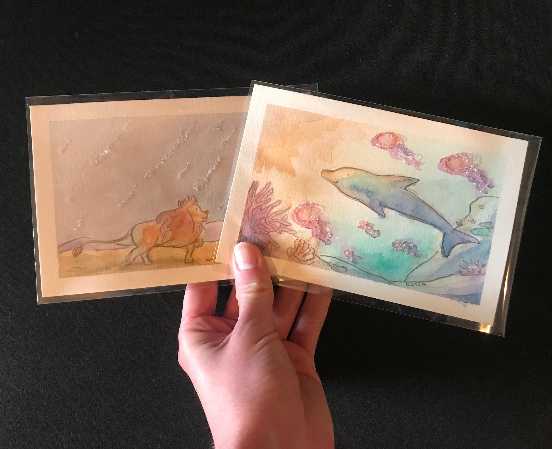 Sparkle Animals Original Watercolors product image (5)