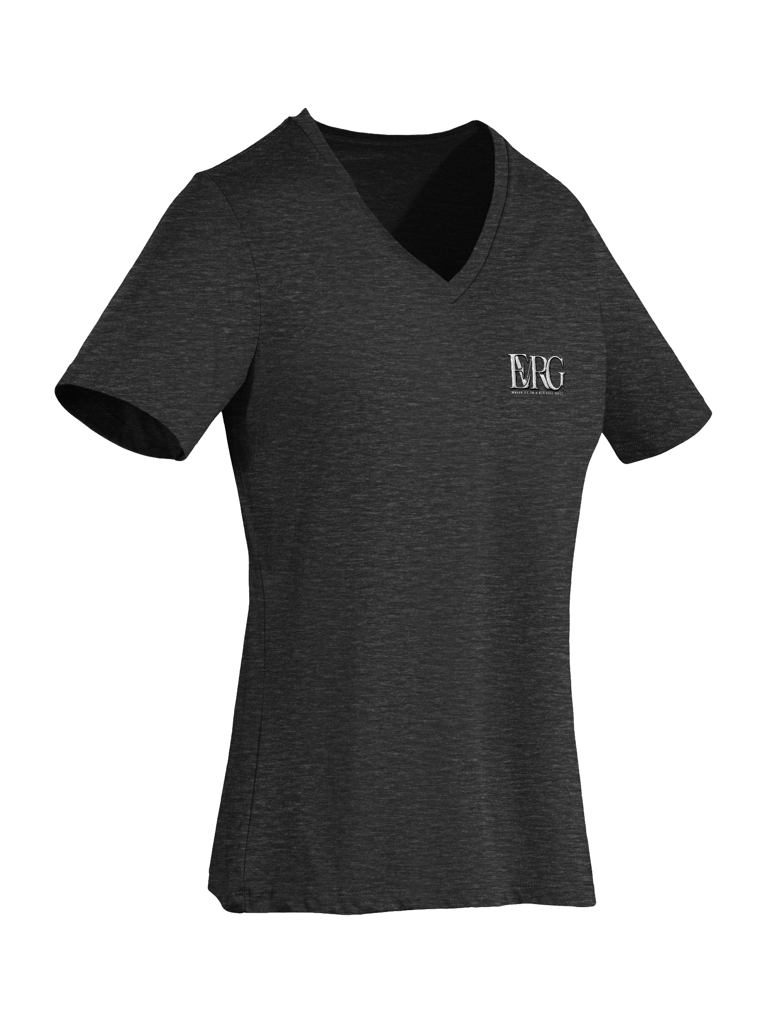 Embroidered Grey Bold Women's V-Neck Tee product image (3)