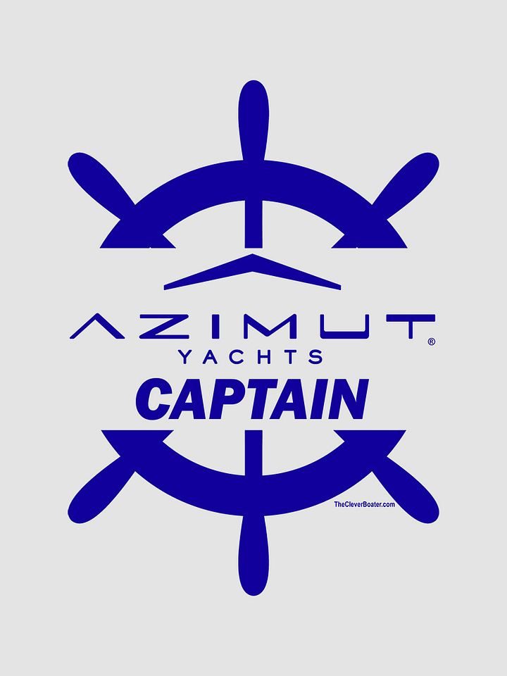 Azimut Yachts - T-Shirt - Light Shirt w/Blue Logo product image (2)