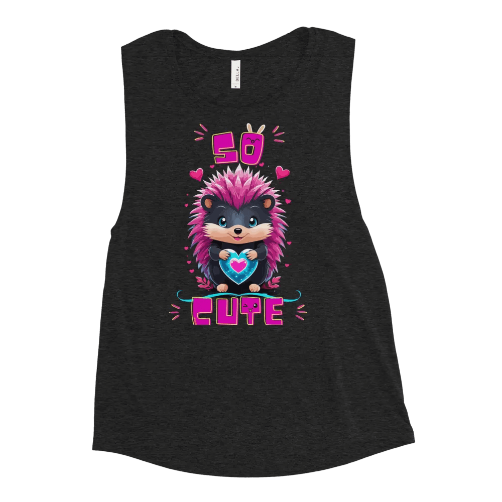 Adorable Hedgehog Love - Muscle Tank product image (3)