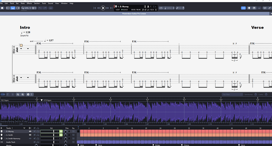 Powerslave PDF TAB + Backing Track MP3 product image (3)