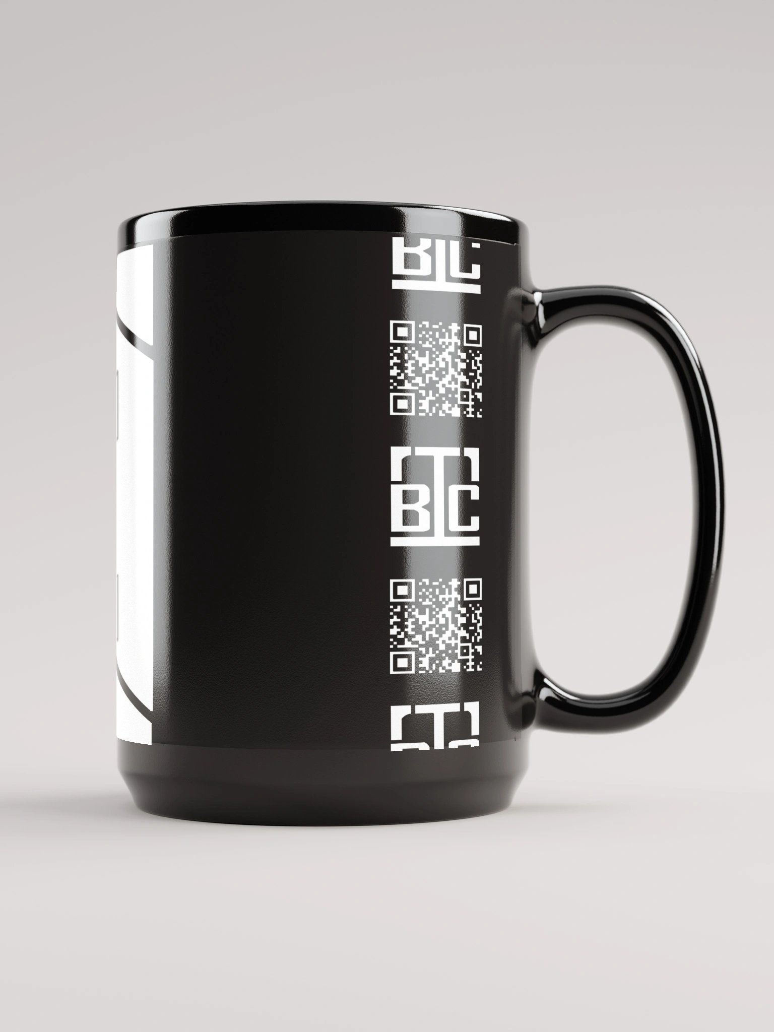 Capacitor Glossy Mug - 15oz Size - BLACK product image (2)