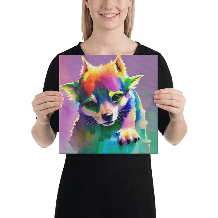 Cute Dog Digital Painting - v12 product image (2)