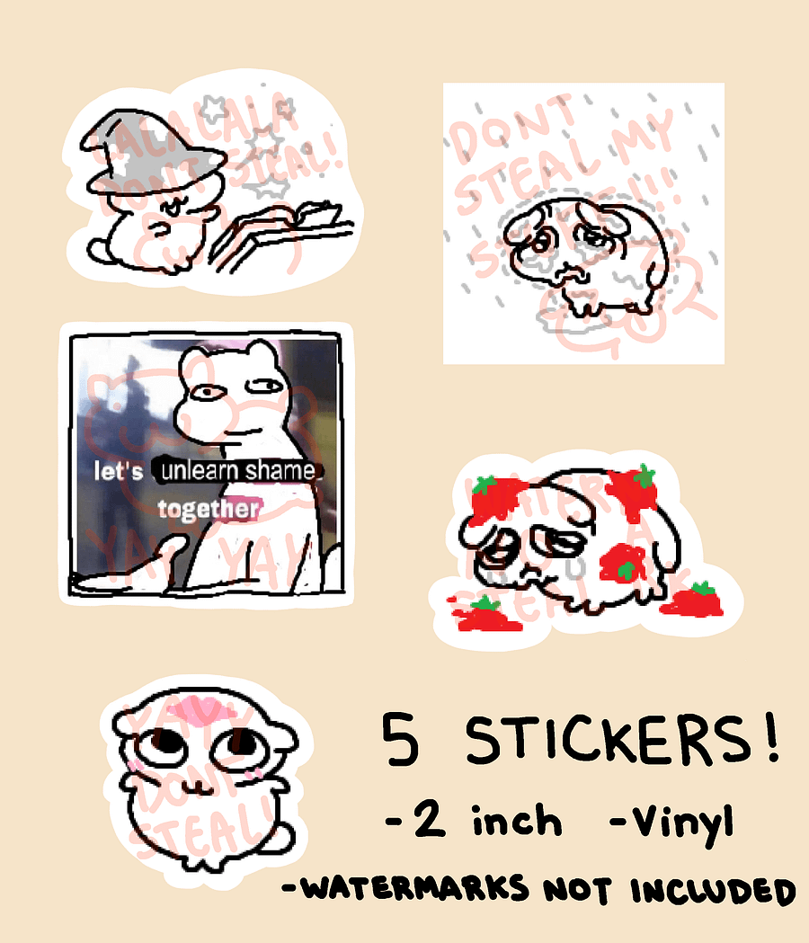 Crumb Sticker Pack (5 Stickers) product image (2)