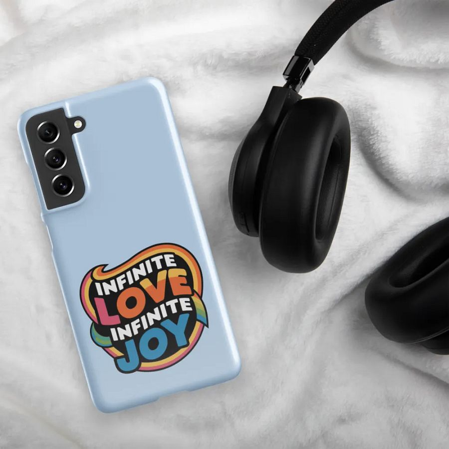 Infinite Love Infinite Joy Snap Case for Samsung (Blue) product image (4)