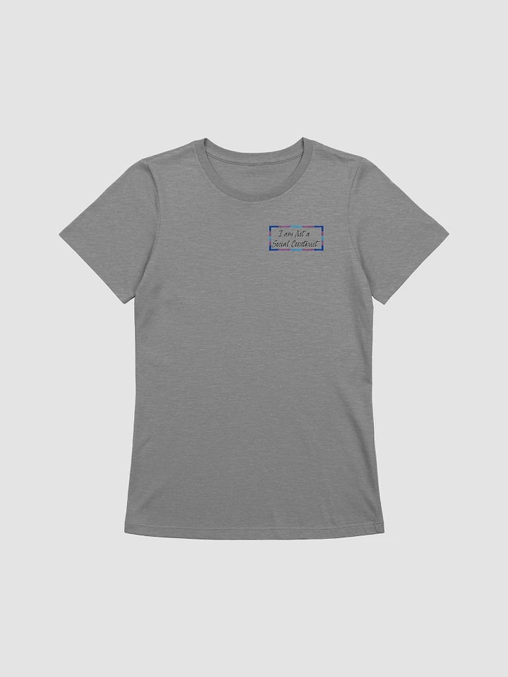 I am Not a Social Construct (wt) - Bi - Women's Relaxed Fit T product image (1)