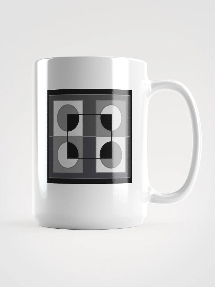 Geometric Circle Grid Mug product image (1)