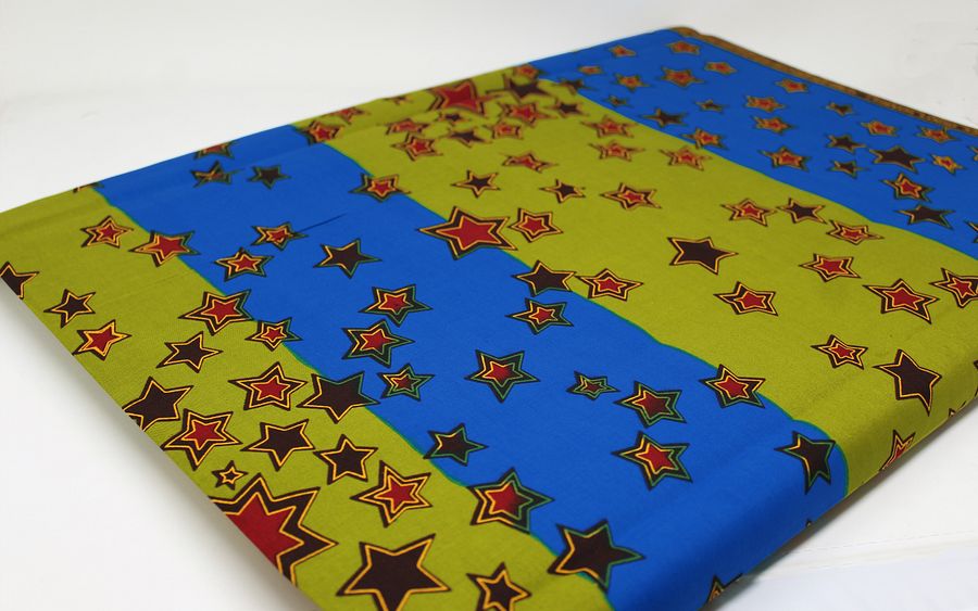Tessuto Wax Print - Design Stelle - cod.575/B product image (2)