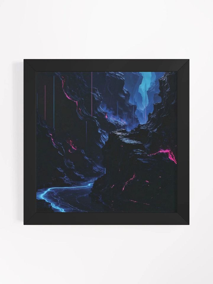 Neon Canyon Framed Print product image (8)