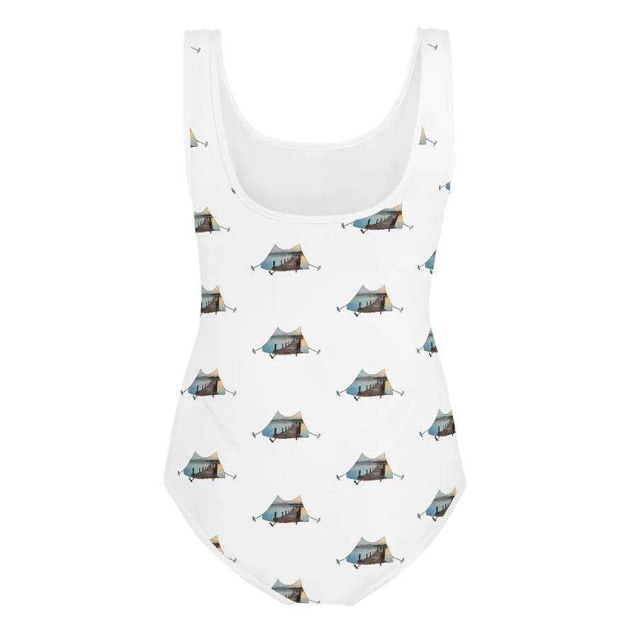 Camp, Relax, Reflect Hiking, tent, outdoors, camping, relaxing, bridge, adventure, away from home, nature, travel, mountain, forest, wild, trees, sunset, retro, souvenir, distressed. product image (2)