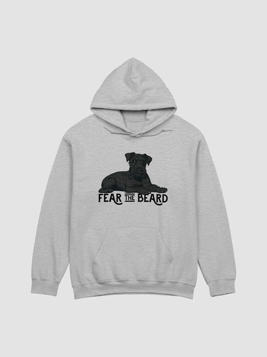 Fear the Beard Hooded Sweatshirt of a Schnauzer(Black) | Funny Hoodie for Bearded Dog Paw-rents product image (26)