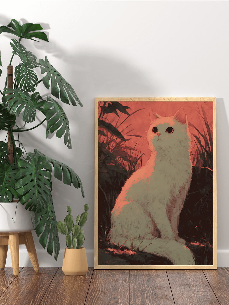 Whispering Feline - Dusk Serenity Portrait product image (3)