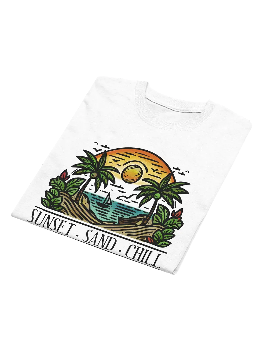 Sunset. Sand. Chill (Alternative) Gildan T-Shirt product image (4)