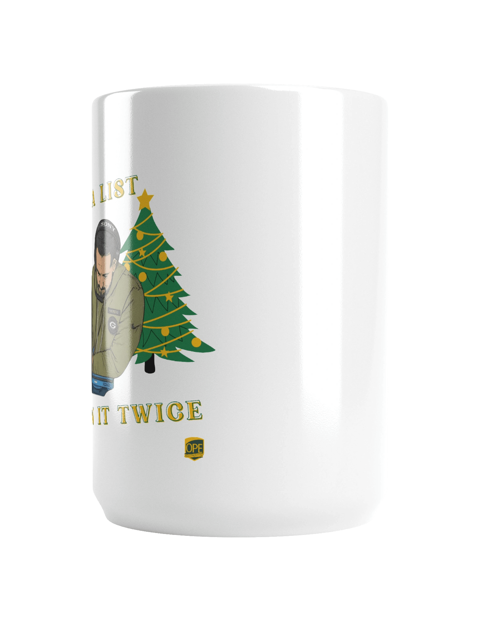 Makin' a List White Glossy Mug product image (3)