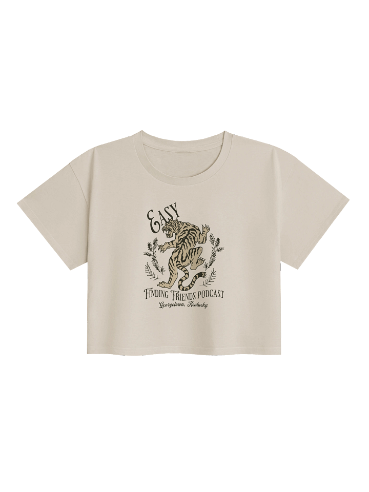 Vintage Tiger Podcast Crop Top product image (1)