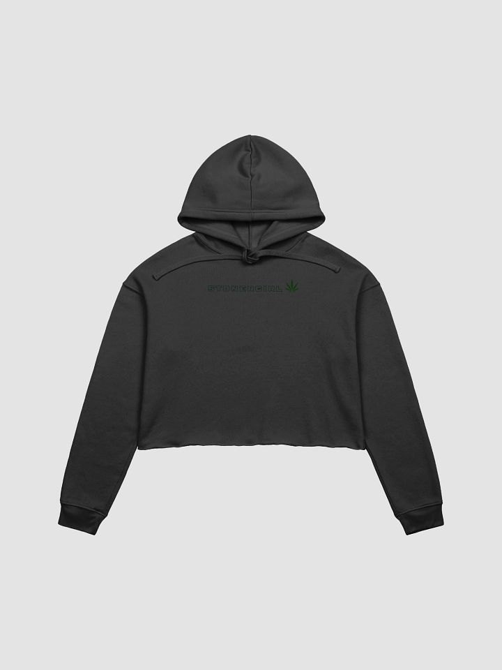 StonerGirl Cannabis Leaf Crop Hoodie product image (4)
