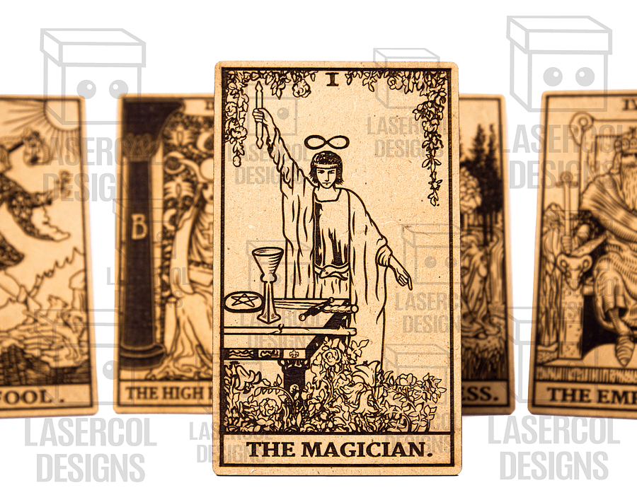 Tarot Cards (Set 1) - Laser Cut Files product image (3)