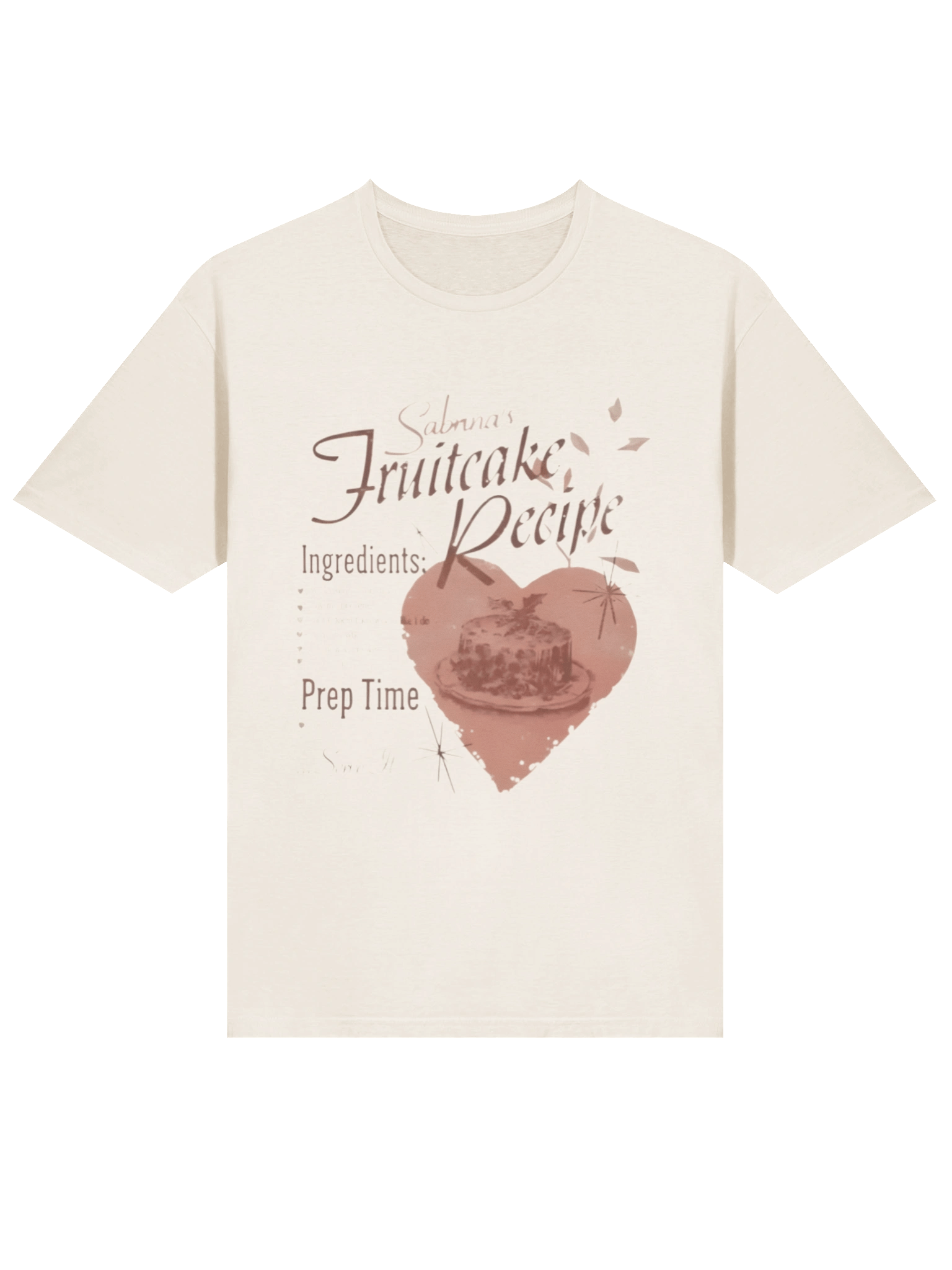 Sabrina Carpenter Fruitcake Recipe Shirt product image (2)