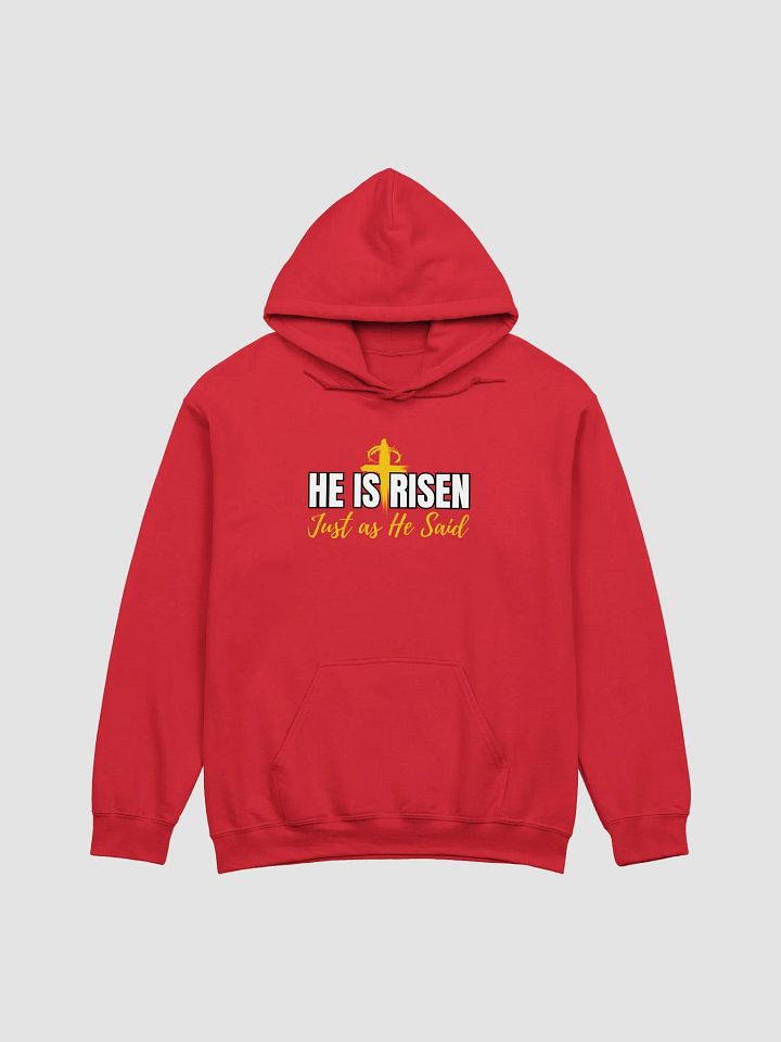 He is Risen, Just as He Said, Easter Gildan Hoodie product image (2)