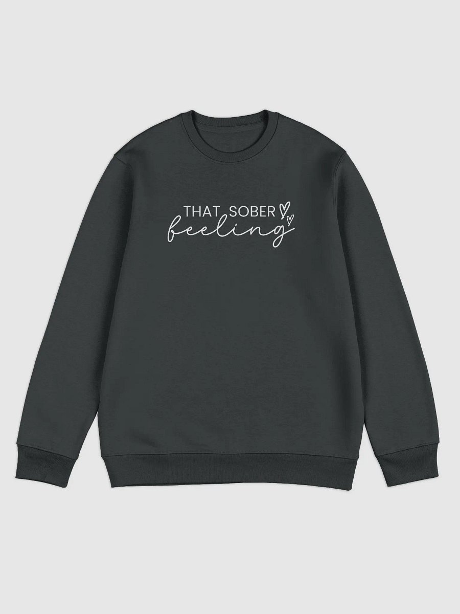 That Sober Feeling, Minimal & Elegant Sobriety Support Sweater product image (2)