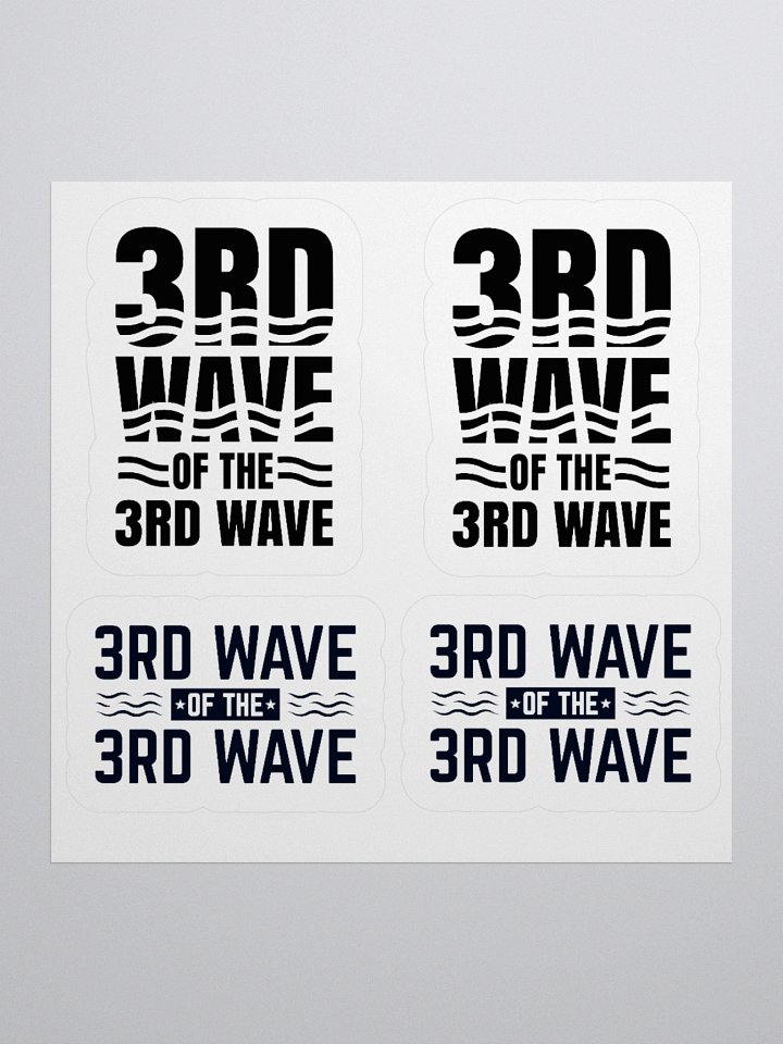 3rd Wave Of The 3rd Wave Stickers (#2) product image (1)
