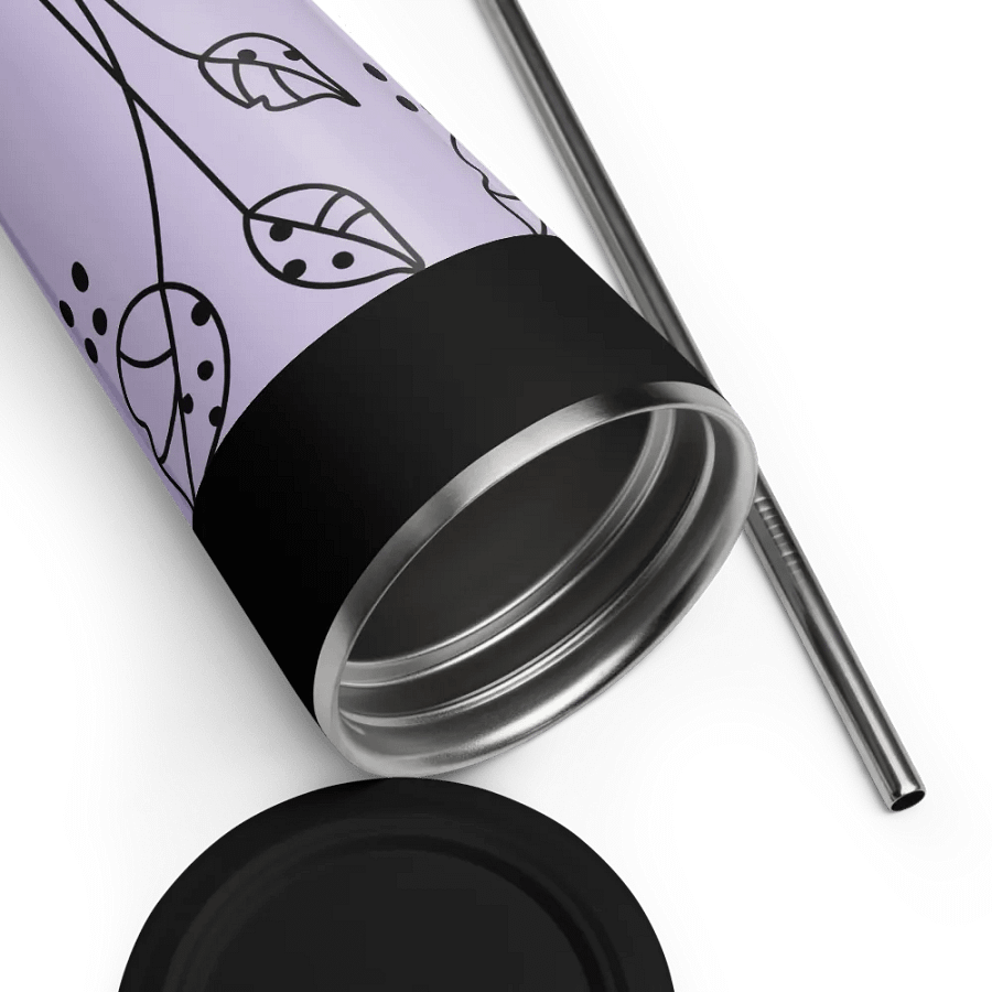 Insulated Tumbler with a Straw (PURP) product image (12)