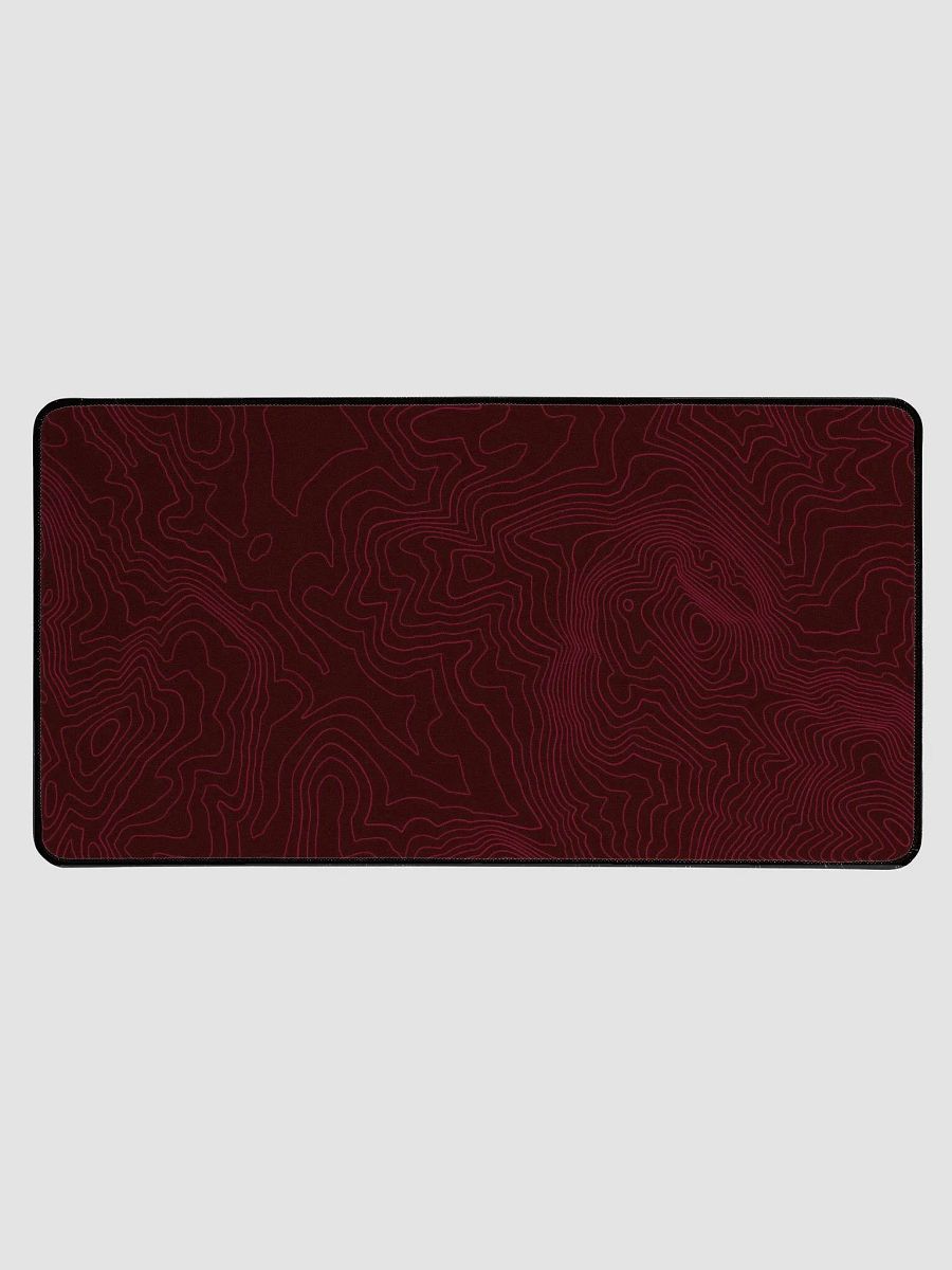 Maroon and Red Topographic Mouse Pad product image (1)