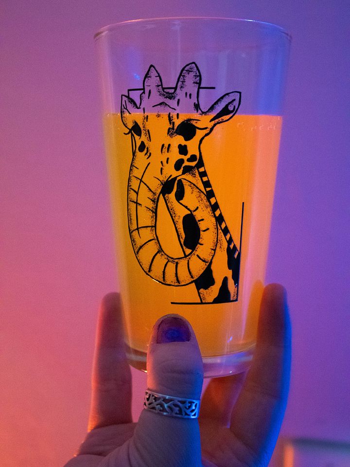 Giraffephant Pint Glass product image (1)