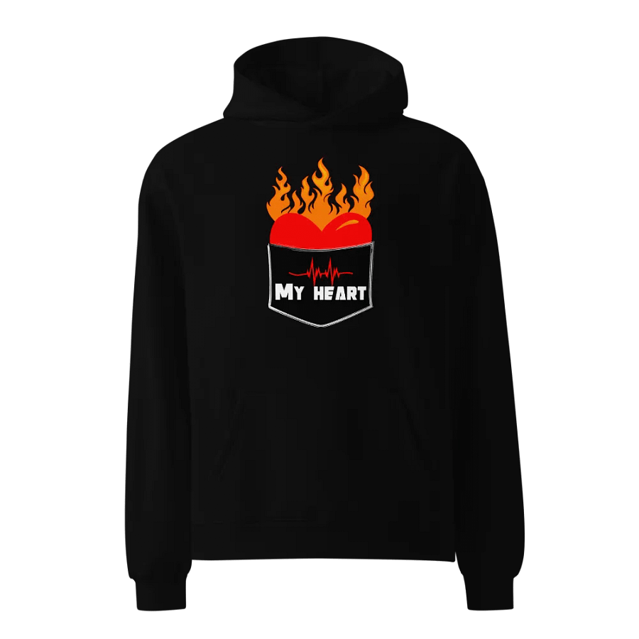 My heart unisex hoodie product image (4)