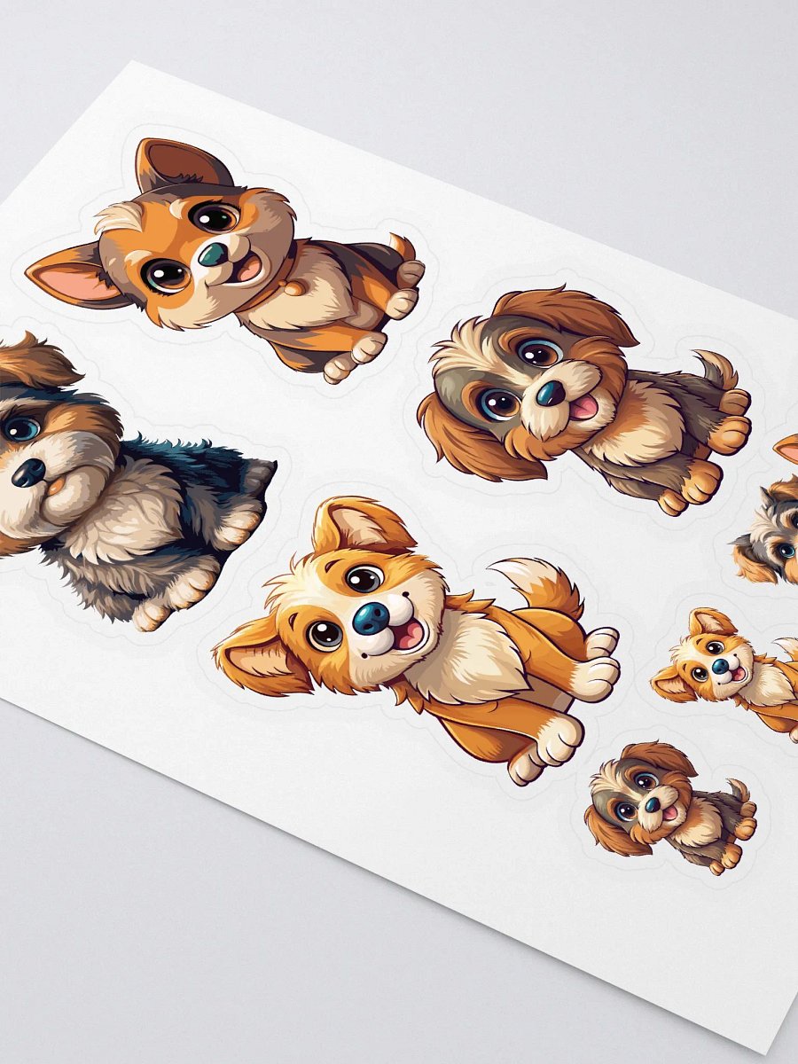 Cute Cartoon Dogs 1 , Sticker Sheet product image (2)