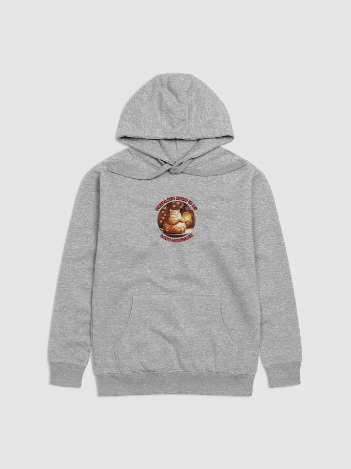 Cozy Cat - Fireplace ASMR is my Love Language | Hoodie product image (1)