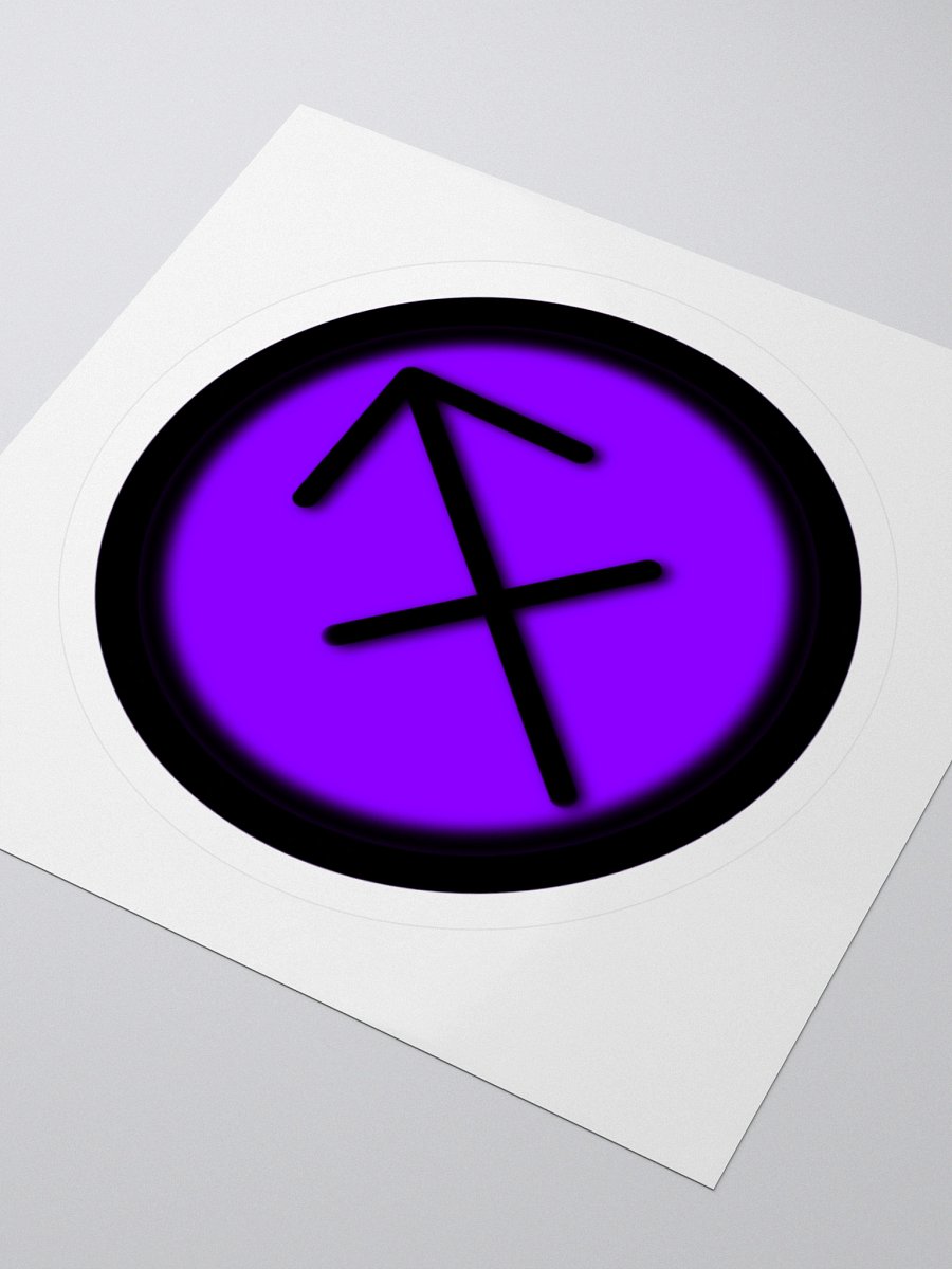 Sagittarius Glow Kiss Cut Stickers product image (9)