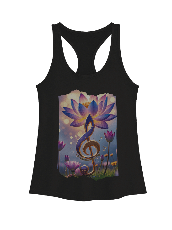 Tank Top "Lotosblüte & Note" – Musik trifft Meditation product image (1)