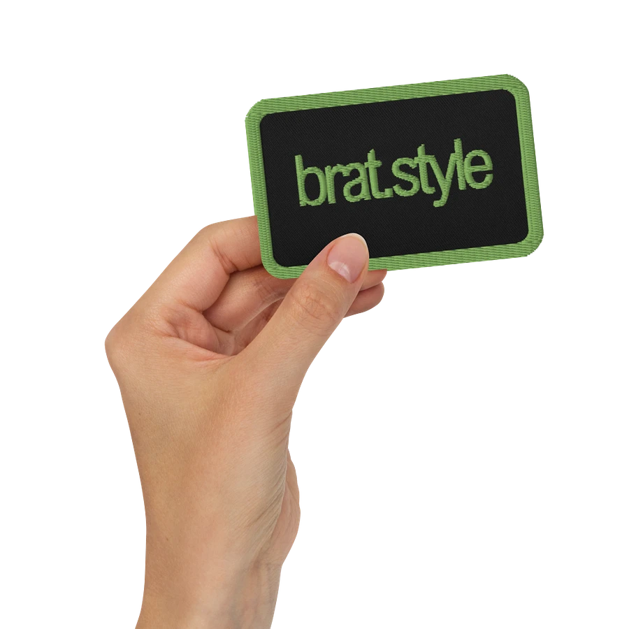 the bratstyle embroidered patch - recangle product image (2)