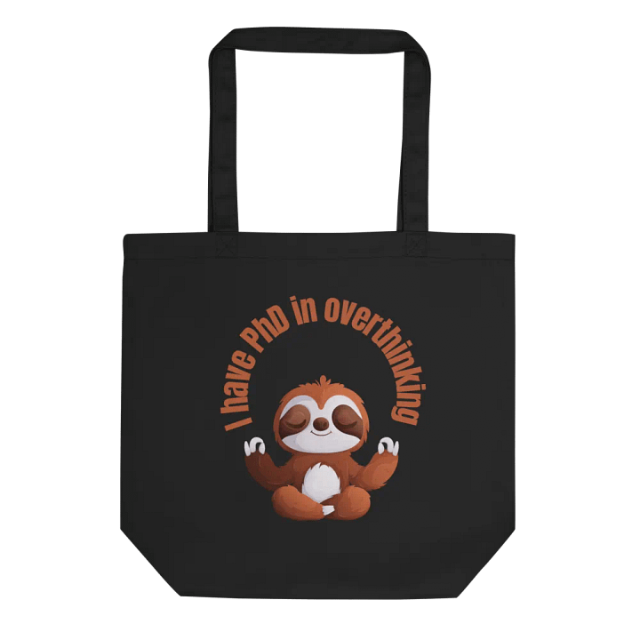 Zen Sloth Eco Tote product image (1)