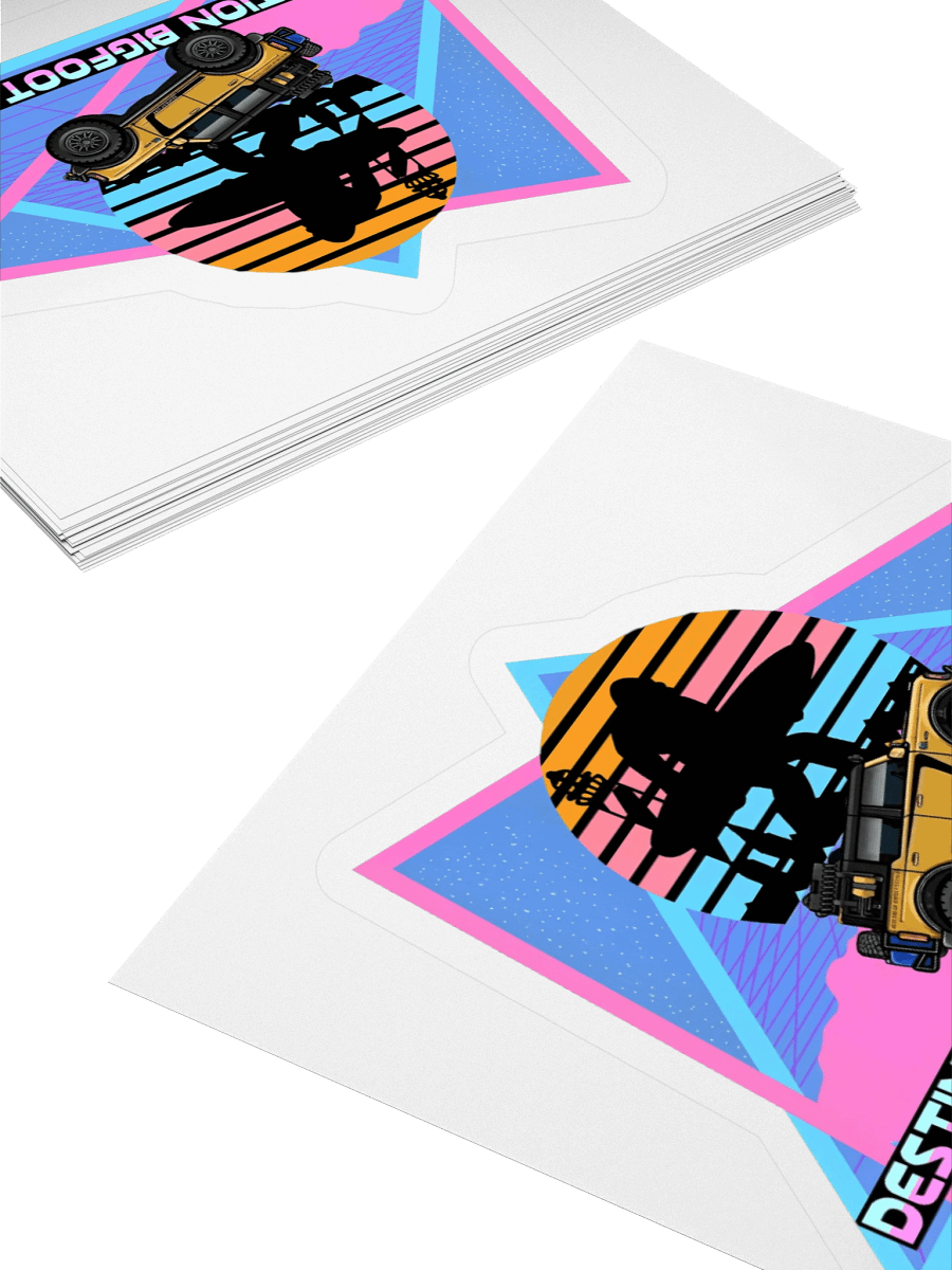 Destination Bigfoot Bronco JC Edition Retro-Inspired Decal (Multiple Sizes Available) product image (12)